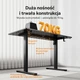 Геймерський стіл SENSE7 Nojo LIGHT 120 см x 60 см ( Wenge) - изображение 4