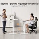 Стіл з регулюванням висоти Sense7 Nojo Light 120×60 см, електричний, білий - изображение 3
