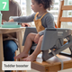 Krzesełko do karmienia Ingenuity Deluxe 7 w 1  Proper Positioner Chambray (0074451168695) - obraz 11