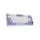 Клавіатура Ajazz AK820 Pro Flying Fish Switch Purple RGB USB/Wireless/Bluetooth UA Purple (AK820PRO-FF-PWB) - зображення 4