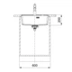 Кухонна мийка Franke Maris MRG 610-52 TL сірий сланець (114.0716.704) - зображення 3