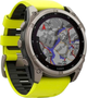 Smartwatch Garmin fenix 8 51mm Solar Sapphire Titanium With An Amp Yellow and Graphite Silicone Band (010-02907-21) - obraz 3