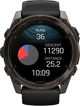 Смарт-годинник Garmin fenix 8 51mm AMOLED Sapphire Carbon Grey DLC with Black and Pebble Grey Silicone Band (010-02905-21) - зображення 6