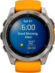 Smartwatch Garmin fenix 8 51mm AMOLED Sapphire Titanium with Spark Orange and Graphite Silicone Band (010-02905-11) - obraz 7