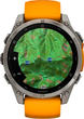 Smartwatch Garmin fenix 8 47mm AMOLED Sapphire Titanium with a spark Orange and Graphite Silicone Band (010-02904-11) - obraz 5