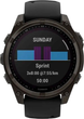 Smartwatch Garmin fenix 8 47mm Solar Sapphire Carbon Grey DLC titanium with Black and Pebble Grey Silicone Band (010-02906-11) - obraz 8