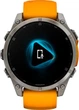 Смарт-часы Garmin fenix 8 47mm AMOLED Sapphire Titanium with a spark Orange and Graphite Silicone Band (010-02904-11) - изображение 2