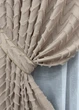Комплект штор VR-Textil Лен Букле 150х270 2шт и Тюль 400х270 1813ш-115т Пудровый с белым 71-039/3 - изображение 4