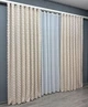 Комплект штор VR-Textil Лен Букле 100х270 2шт и Тюль 400х270 1806ш-115т Айвори с белым 71-042/2 - изображение 3