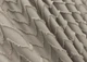 Комплект штор VR-Textil Лен Букле 150х270 2шт и Тюль 400х270 1809ш-115т Тауп с белым 71-043/3 - изображение 5