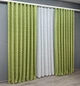 Комплект штор VR-Textil Лен Букле 150х270 2шт и Тюль 600х270 1805ш-115т Оливковый с белым 71-044/5 - изображение 3