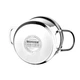 Набор из кастрюль Bergner Classic. 1.7 л. 2.3 л. 3.3 л. 6 предметов (BG-6284) - изображение 4