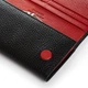 Женский кожаный кошелек на магнитах Dr.Bond W1-V-4 black-red - изображение 6