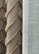 Комплект штор VR-Textil Лен Букле 200х270 2шт и Тюль 600х270 1808ш-115т Какао с белым 71-041/7 - изображение 7