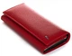 Женский кожаный кошелек на магнитах Dr.Bond W1-V-4 red-black - изображение 6