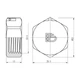 Заглушка Thermo Alliance Forte 3/4'' ВР латунная никелированная SF35220 - изображение 2
