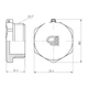 Заглушка Thermo Alliance Forte 3/4'' НР латунная никелированная SF35320 - изображение 2