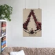 Постер Кредо ассасина, лого, коллаж, Assassin's Creed, A3 42×28 см (id0704) - изображение 6