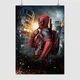 Постер Дэдпул, на фоне небоскрёба, Deadpool, A1 85×60 см (id1696) - изображение 1