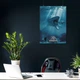 Постер Світ Юрського періоду, Мозазавр та акула, Jurassic World, A3 42×30 см (id4081) - зображення 3