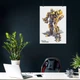 Постер Трансформер Бамблби, автобот, Transformers, BumbleBee, A3 42×30 см (id0689) - изображение 3