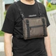 Сумка-жилет нагрудная PLATE хаки тканевая с креплением MOLLE 2л - изображение 7
