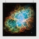 Постер Крабоподібна туманність M1, NGC 1952, Crab Nebula, A0 106×106 см (id5066) - зображення 1