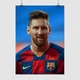 Постер Футболист Лионель Месси, ФК Барселона, Lionel Messi, Barcelona, A3 42×30 см (id5916) - изображение 1