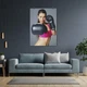 Постер Девушка в боксёрских перчатках, A1 85×60 см (id5409) - изображение 4