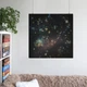 Постер Галактика Большое Магелланово Облако, Large Magellanic Cloud, A3 30×30 см (id6388) - изображение 6