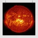 Постер Солнце, протуберанцы в солнечной короне, Sun, A3 30×30 см (id3172) - изображение 1