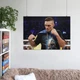 Постер Усик Олександр з прапором, боксер, спортивний плакат, A3 30×42 см (id1397) - зображення 6