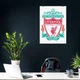 Постер Ливерпуль, футбольный клуб, Liverpool, A3 42×30 см (id1933) - изображение 3