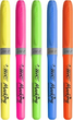 Набір маркерів BIC Highlighter Grip Multicolour 5 шт (3086126620688) - зображення 4