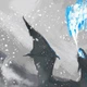 Постер Игра Престолов 8-й сезон, дракон, арт, GoT, Game of Thrones, A2 60×31 см (id3301) - изображение 2