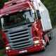Постер Фура на трассе в лесу, Scania, A3 30×42 см (id4078) - изображение 2