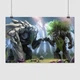 Постер Дота 2, весёлые деревья, Dota 2, плакат для геймера, A3 28×42 см (id0388) - изображение 1