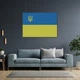 Постер Флаг Украины с тризубом, Ukraine, A3 30×42 см (id0523) - изображение 4