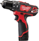 Wiertarko-wkrętarka udarowa akumulatorowa Milwaukee M12 BPD-202C 4933441940 (4002395002641) - obraz 2