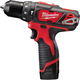 Wiertarko-wkrętarka udarowa akumulatorowa Milwaukee M12 BPD-202C 4933441940 (4002395002641) - obraz 3
