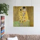 Постер Поцелуй — Густав Климт, Gustav Klimt, The Kiss, репродукция картины, A3 30×30 см (id4367) - изображение 6