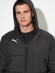 Куртка демисезонная для футбола с капюшоном мужская Puma Bench Jacket 65726803 S Puma Black-Puma White (4063697235663) - изображение 4