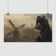 Постер Кредо ассасина, мельница, Assassin's Creed, A3 25×42 см (id0698) - изображение 1