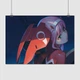 Постер Милый во Франкcе, Код 002, Ноль Два, Darling in the Franxx, Zero Two, A2 43×60 см (id1842) - изображение 1