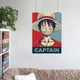 Постер Большой Куш, Ван Пис, Монки Д. Луффи, One Piece, Captain, аниме постер, A3 42×30 см (id3587) - изображение 6