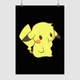 Постер Покемон Пікачу, Pokemon Pikachu, A3 42×30 см (id5367) - зображення 1