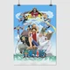 Постер Большой куш, Ван-Пис, главные персонажи, One Piece, аниме постер, A3 42×30 см (id3593) - изображение 1