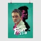 Постер Бойцовский клуб, Fight Club (1999), культовое кино, A3 42×30 см (id0673) - изображение 1