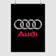 Постер Лого Audi, A3 42×30 см (id6780) - изображение 1