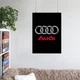 Постер Лого Audi, A3 42×30 см (id6780) - изображение 6